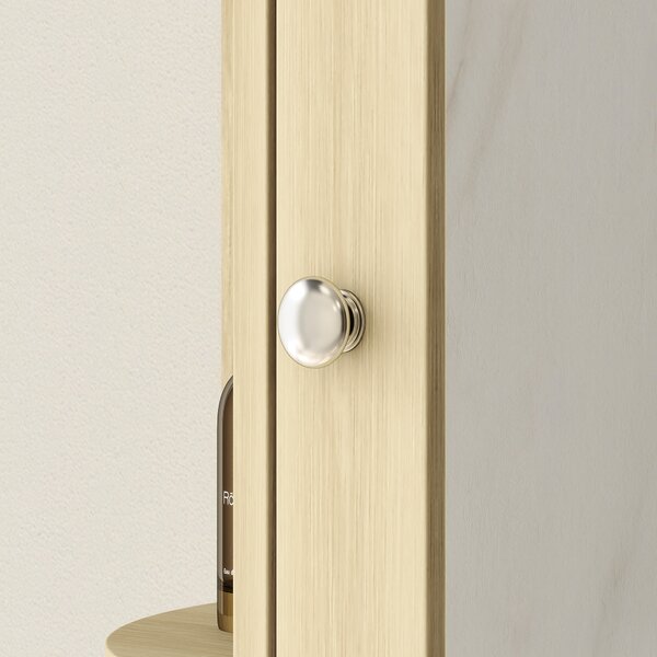 HOMCOM Armadio da Bagno con Specchio Armadio da Parete con Ripiani Aperti 66x17x63 cm Naturale | Aosom Italy