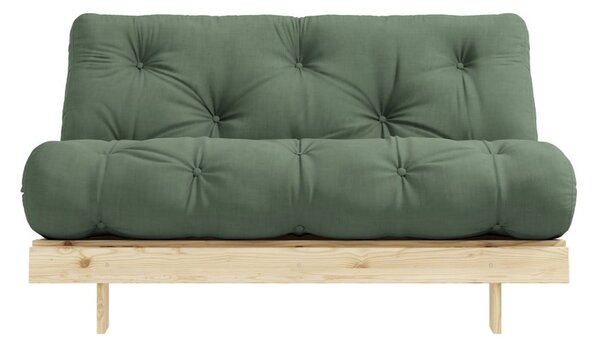 Divano letto verde 140 cm Roots - Karup Design