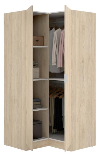 Guardaroba in legno rovere 90x184h cm - Aser