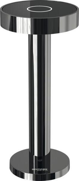Lampada da tavolo SOMPEX Boro, altezza: 220 mm, ø: 90 mm, alluminio grigio siderale