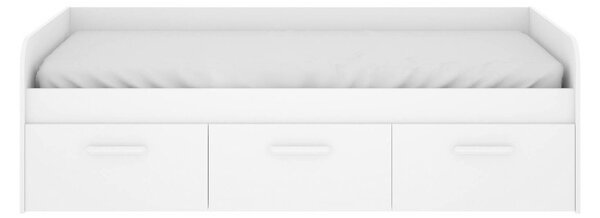 Letto bambini 3 cassetti 194x97cm bianco - Aco
