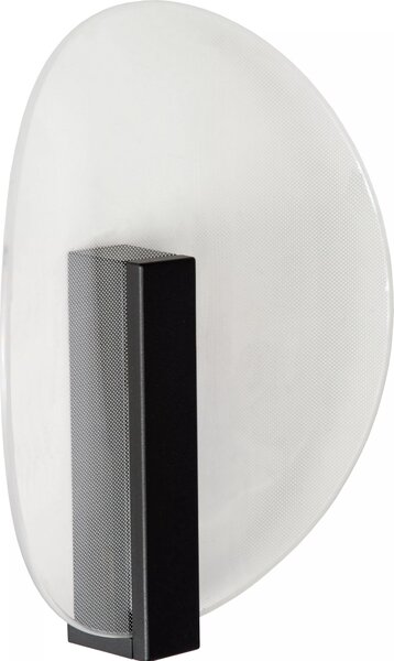 Applique da esterno a LED LAREDO, nero-trasparente, 9 W, bianco caldo, 296 lm, plastica, dimensioni: 32,4 x 10,6 x 23 cm, IP54, Lucide