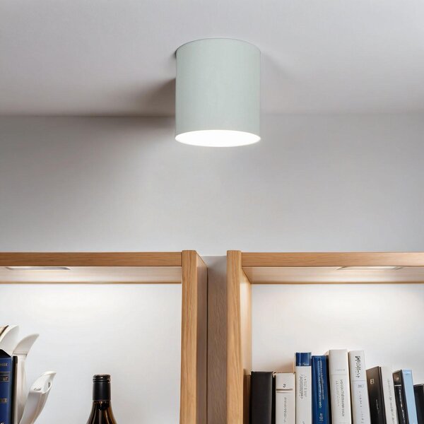 Lampada Spot da soffitto Bianco GU10 Metallo Ø 12,7 cm Spot da soffitto Moderno Cucina Corridoio