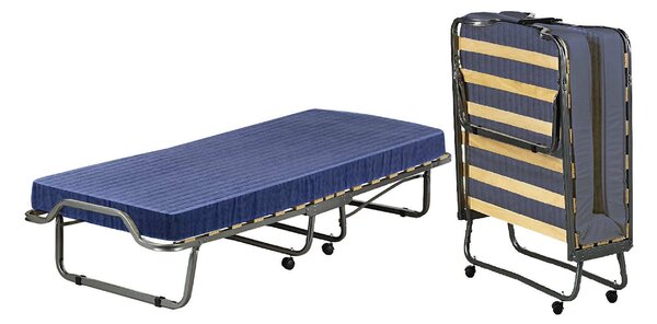 Letto singolo pieghevole 190x80cm blu - Antonietto