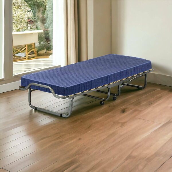 Letto singolo pieghevole 190x80cm blu - Antonietto