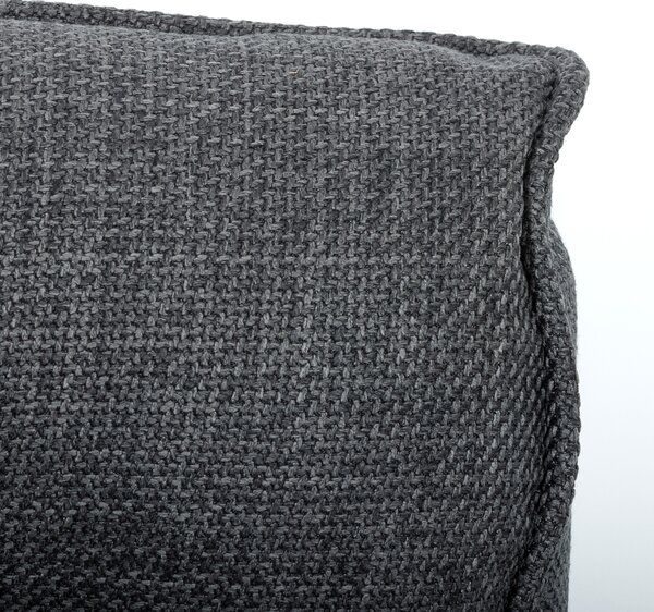 HOMCOM Sedia da pavimento pieghevole Poltrona da lettura girevole 360° con schienale regolabile in 5 posizioni 58x107x79 cm Grigio | Aosom Italy