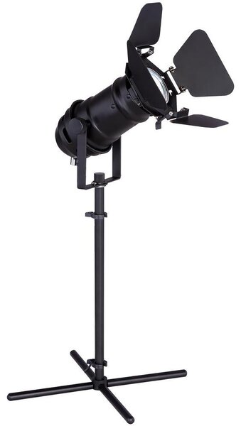 Lampada da tavolo regolabile, nera, altezza 48,5 cm