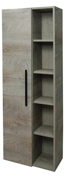 Mobile colonna bagno sospeso 51x135h cm rovere - Achisa