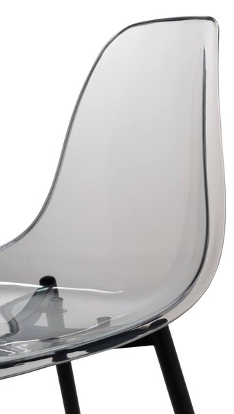 Set di 2 sedie casual in plastica fume - Amstrong