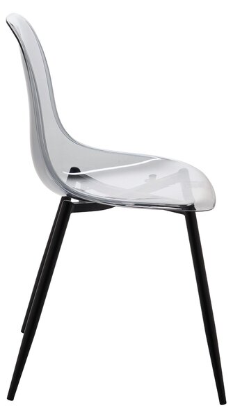 Set di 2 sedie casual in plastica fume - Amstrong