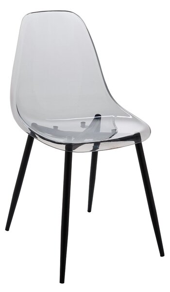 Set di 2 sedie casual in plastica fume - Amstrong