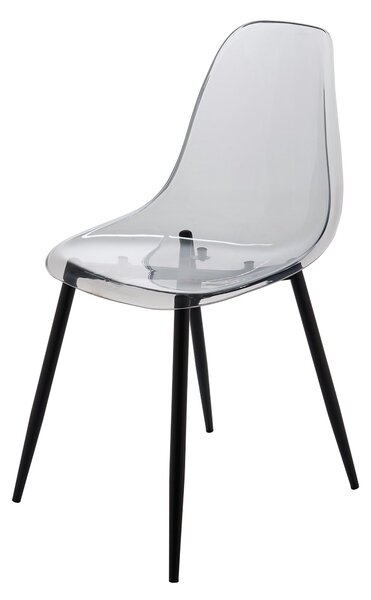 Set di 2 sedie casual in plastica fume - Amstrong