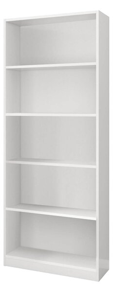 Libreria moderna bianca 80x201h cm - Abla