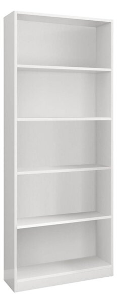 Libreria moderna bianca 80x201h cm - Abla