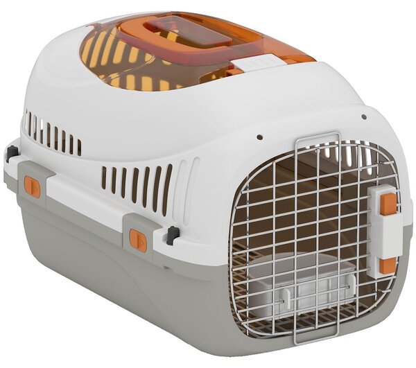 PawHut - Trasportino per cani e gatti, per cani di taglia mini fino a 4 kg, 49x32x31 cm