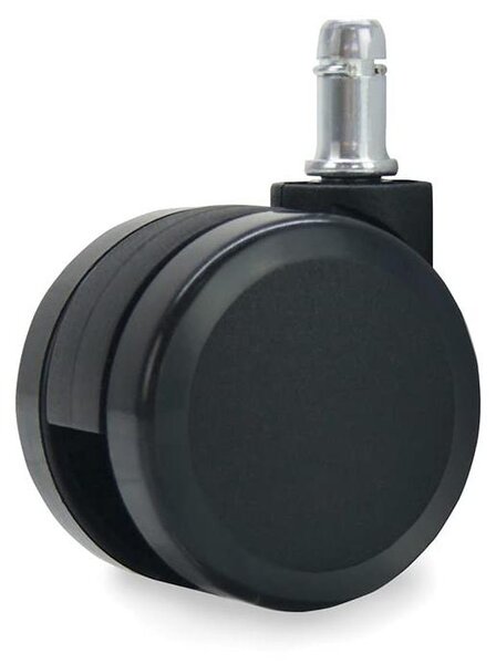 Ruote per sedie da ufficio, 60 mm, universali e nere