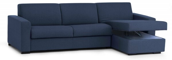 Divano letto contenitore blu 260x95cm - Allegria