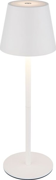 GLOBO 58488W VANNIE I Lampada da tavolo in metallo bianco opaco, LED