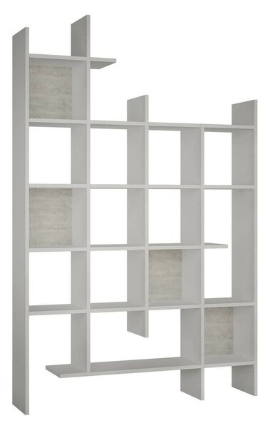 Libreria elegante bianca 122x188h cm - Achela