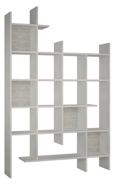 Libreria elegante bianca 122x188h cm - Achela