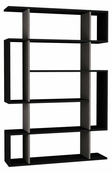 Libreria verticale antracite e beige 110x161h cm - Agamermis