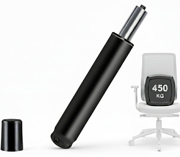 Sedia da ufficio con sistema di regolazione pneumatico, portata massima 1000 lbs/450 kg, altezza regolabile da 290 a 430 mm