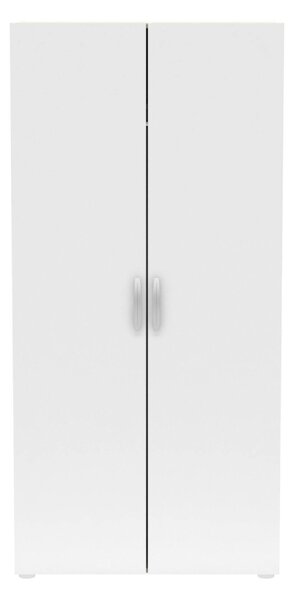Guardaroba in legno rovere e bianco opaco 79x165h cm - Barge