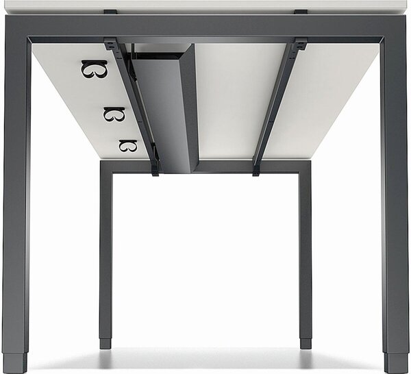 Passacavi per scrivania Cito 1200 mm Colore grigio antracite