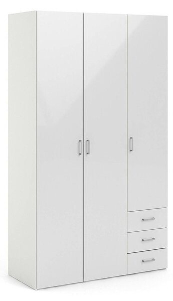 Guardaroba con appendiabiti bianco lucido 115x200h cm - Aquilone