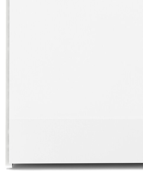 Guardaroba con appendiabiti bianco lucido 115x200h cm - Aquilone