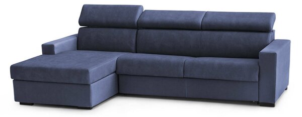 Divano letto reclinabile blu 260x95cm - Aloet