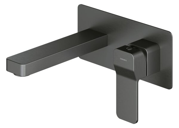 Omnires SLIDE SL7715GR Miscelatore incasso per lavabo, grafite