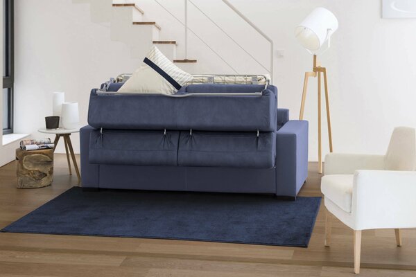 Divano letto reclinabile blu 260x95cm - Aloet