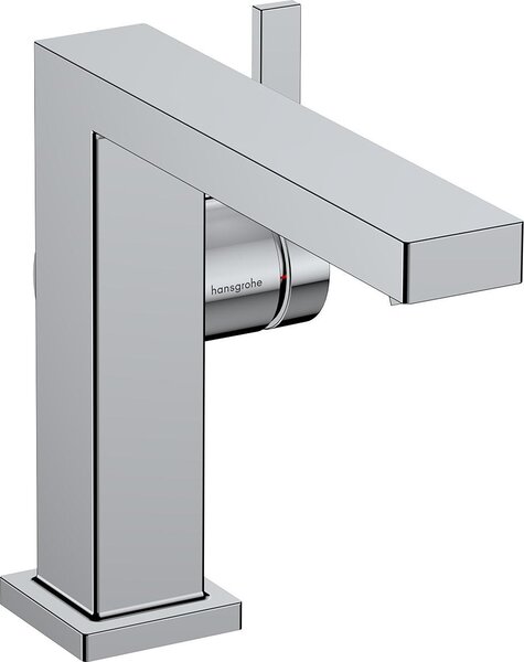 Hansgrohe Tecturis E Fine Mitigeur monocommandé pour lavabo 110, saillie 155mm, garniture de vidage Push-Open, CoolStart, 73024000, 73024000