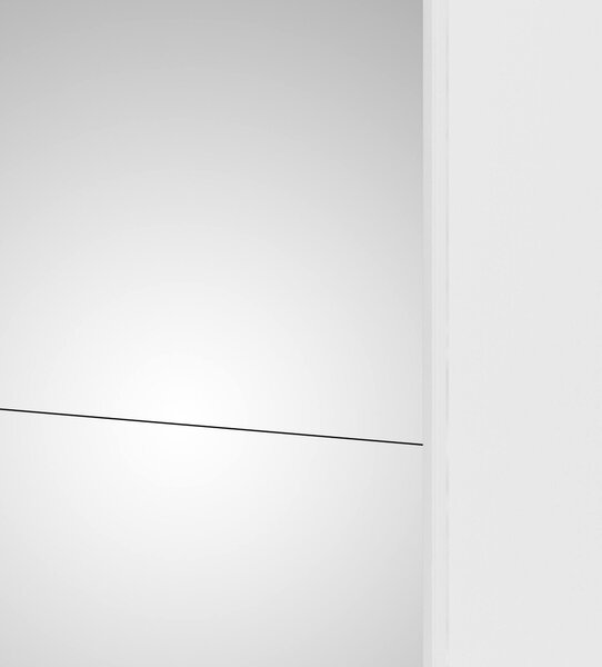 Guardaroba in legno bianco lucido 242x220h cm - Catalina