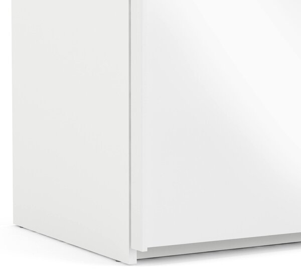 Guardaroba in legno bianco lucido 242x220h cm - Catalina