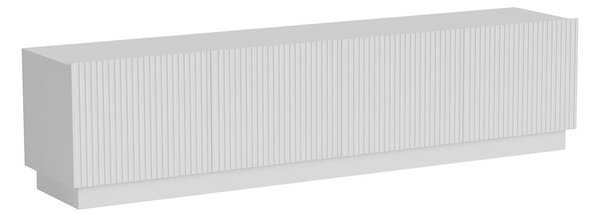 Mobile TV bianco 200x40x48h cm 4 ante - Macherio