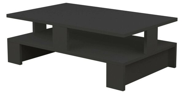 Tavolino salotto rettangolare antracite 80x50x27h cm - Telescopio