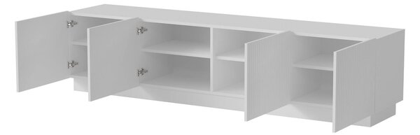 Mobile TV bianco 200x40x48h cm 4 ante - Macherio