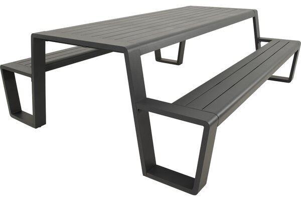 Set da picnic Estilo 183 x 74 x 220 cm Alluminio Antracite