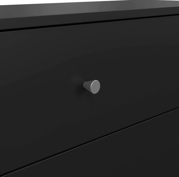 Cassettiera 3 cassetti nera 72x68h cm - Alert