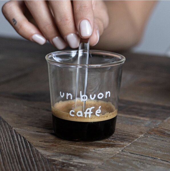 Simple Day Set 4 Bicchierini Espresso in vetro borosilicato Buon Caffè