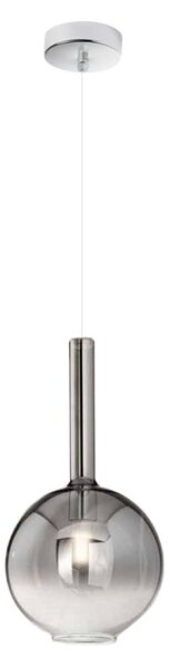 Sospensione vetro fumè specchiato perenz lollipop 8554 sp 6247 e27 led - Perenz
