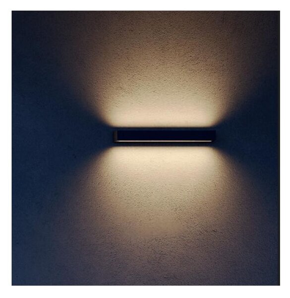 AROOS APPLIQUE DA ESTERNO L55 CM 3 COLORI IP65 LED 41W LUCE 2700K-3000K BIEMISSIONE LUCE