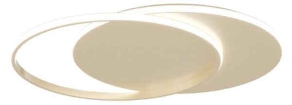 Plafoniera moderna top light mercury 1224 60 led cct switch metallo - Top Light