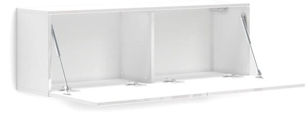 Pensile bagno 112x37h cm bianco lucido - Ostrense