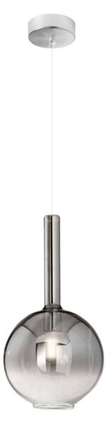 Sospensione vetro fumè specchiato perenz lollipop 8554 sp 6247 e27 led - Perenz