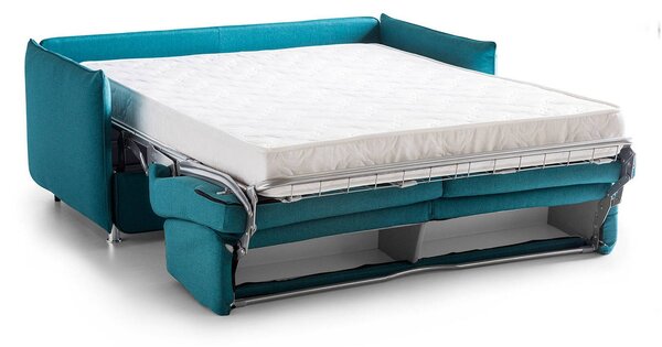 Divano letto classico azzurro 200x95cm - Cecina
