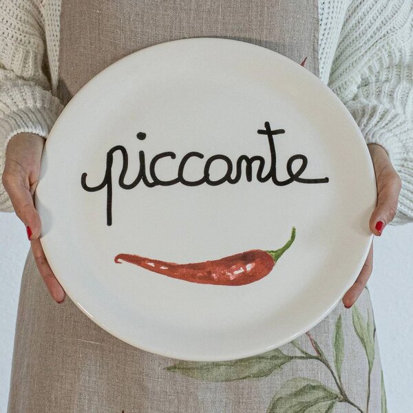 Simple Day Piatto Pizza in Ceramica Piccante 31 cm