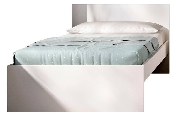 Letto singolo bianco 194x95cm adatto per materasso 90x190 cm - Haikui